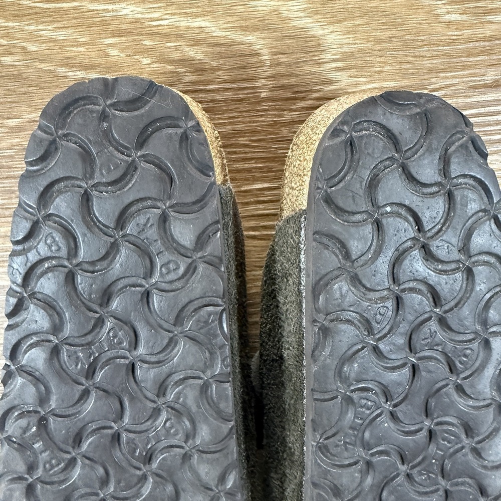 Birkenstock Boston Clogs Women's EU 38 US 7 Brown Suede Leather Germany Comfort - Picture 9 of 10